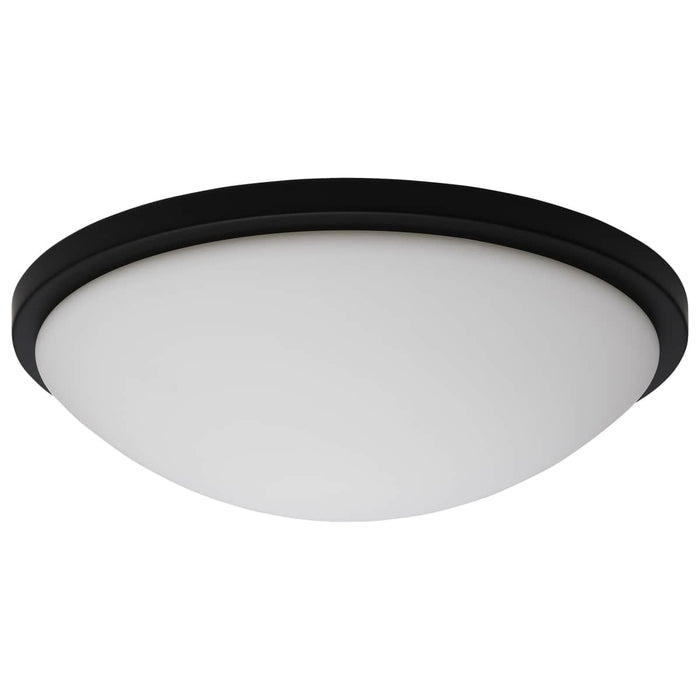 Flush Mount Nuvo 62-1944 Button - 17 Inch LED Flush Mount Fixture - Matte Black Finish - CCT Selectable - 120 Volts Nuvo
