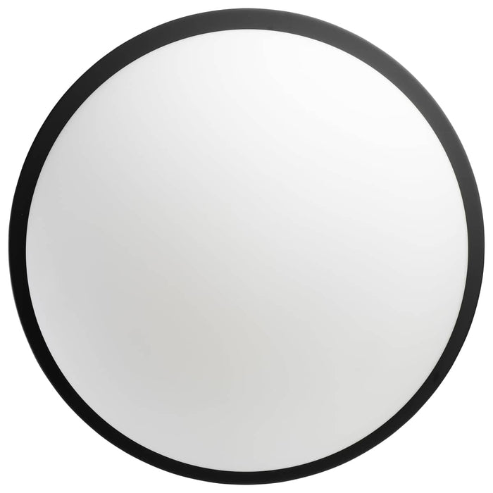 Flush Mount Nuvo 62-1944 Button - 17 Inch LED Flush Mount Fixture - Matte Black Finish - CCT Selectable - 120 Volts Nuvo
