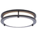 Flush Mount Nuvo 62-1975 Glamour - LED 10 Inch Flush Mount - Black Finish - 27K/3K/35K/4K/5K CCT Selectable Nuvo