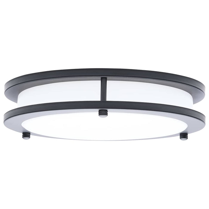 Flush Mount Nuvo 62-1975 Glamour - LED 10 Inch Flush Mount - Black Finish - 27K/3K/35K/4K/5K CCT Selectable Nuvo