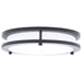 Flush Mount Nuvo 62-1975 Glamour - LED 10 Inch Flush Mount - Black Finish - 27K/3K/35K/4K/5K CCT Selectable Nuvo