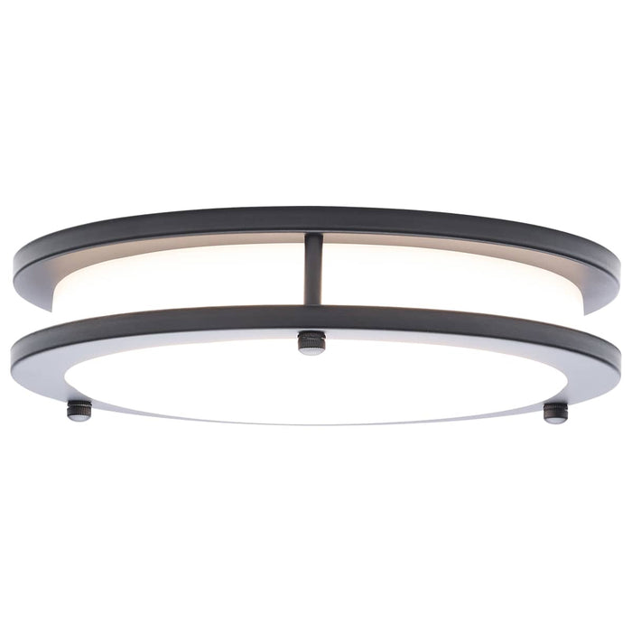 Flush Mount Nuvo 62-1975 Glamour - LED 10 Inch Flush Mount - Black Finish - 27K/3K/35K/4K/5K CCT Selectable Nuvo