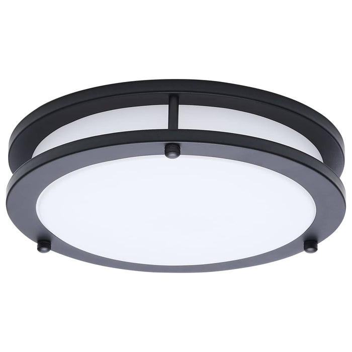 Flush Mount Nuvo 62-1975 Glamour - LED 10 Inch Flush Mount - Black Finish - 27K/3K/35K/4K/5K CCT Selectable Nuvo