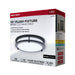 Flush Mount Nuvo 62-1975 Glamour - LED 10 Inch Flush Mount - Black Finish - 27K/3K/35K/4K/5K CCT Selectable Nuvo