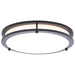 Flush Mount Nuvo 62-1976 Glamour - LED 13 Inch Flush Mount - Black Finish - 27K/3K/35K/4K/5K CCT Selectable Nuvo