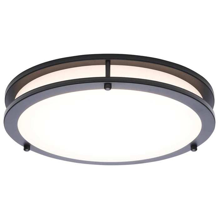 Flush Mount Nuvo 62-1976 Glamour - LED 13 Inch Flush Mount - Black Finish - 27K/3K/35K/4K/5K CCT Selectable Nuvo