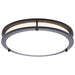 Flush Mount Nuvo 62-1976 Glamour - LED 13 Inch Flush Mount - Black Finish - 27K/3K/35K/4K/5K CCT Selectable Nuvo