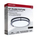 Flush Mount Nuvo 62-1976 Glamour - LED 13 Inch Flush Mount - Black Finish - 27K/3K/35K/4K/5K CCT Selectable Nuvo