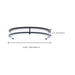Flush Mount Nuvo 62-1976 Glamour - LED 13 Inch Flush Mount - Black Finish - 27K/3K/35K/4K/5K CCT Selectable Nuvo