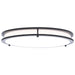 Flush Mount Nuvo 62-1977 Glamour - LED 17 Inch Flush Mount - Black Finish - 27K/3K/35K/4K/5K CCT Selectable Nuvo