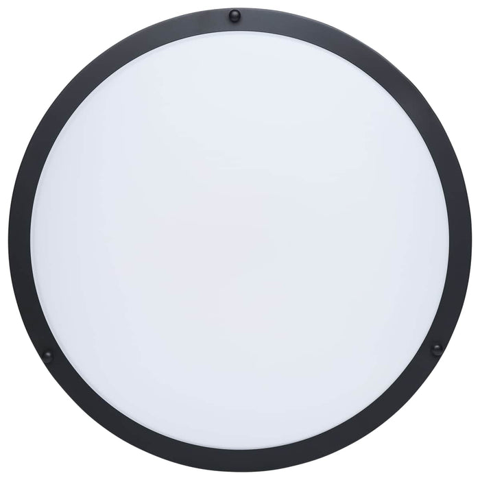 Flush Mount Nuvo 62-1977 Glamour - LED 17 Inch Flush Mount - Black Finish - 27K/3K/35K/4K/5K CCT Selectable Nuvo