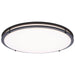 Flush Mount Nuvo 62-1978 Glamour - LED 24 Inch Flush Mount - Black Finish - 27K/3K/35K/4K/5K CCT Selectable Nuvo