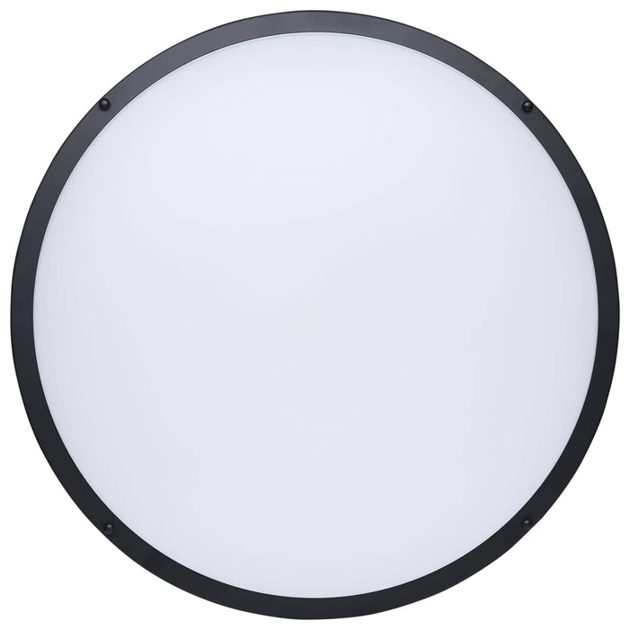 Flush Mount Nuvo 62-1978 Glamour - LED 24 Inch Flush Mount - Black Finish - 27K/3K/35K/4K/5K CCT Selectable Nuvo