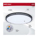 Flush Mount Nuvo 62-1978 Glamour - LED 24 Inch Flush Mount - Black Finish - 27K/3K/35K/4K/5K CCT Selectable Nuvo