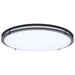 Flush Mount Nuvo 62-1978 Glamour - LED 24 Inch Flush Mount - Black Finish - 27K/3K/35K/4K/5K CCT Selectable Nuvo
