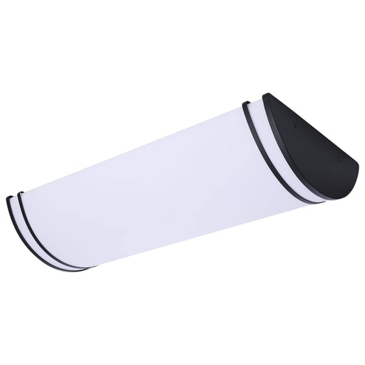 Flush Mount Nuvo 62-1979 Glamour - LED 25 Inch Linear Flush Mount - Black Finish - 27K/3K/35K/4K/5K CCT Selectable Nuvo