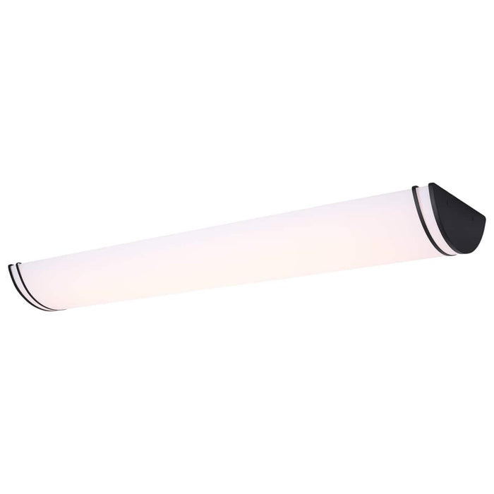Flush Mount Nuvo 62-1980 Glamour - LED 50 Inch Linear Flush Mount - Black Finish - 27K/3K/35K/4K/5K CCT Selectable Nuvo