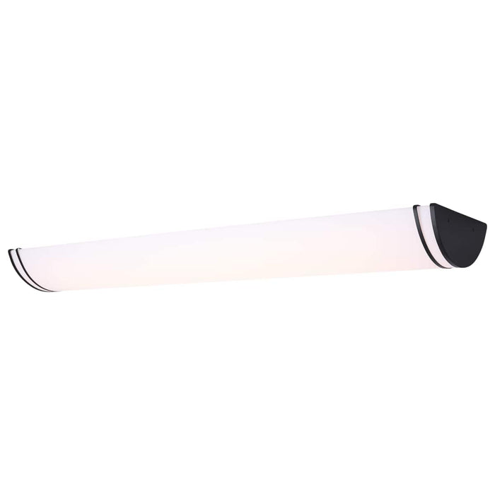 Flush Mount Nuvo 62-1980 Glamour - LED 50 Inch Linear Flush Mount - Black Finish - 27K/3K/35K/4K/5K CCT Selectable Nuvo