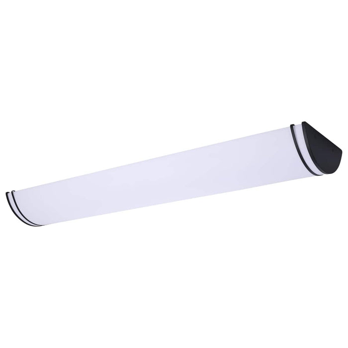 Flush Mount Nuvo 62-1980 Glamour - LED 50 Inch Linear Flush Mount - Black Finish - 27K/3K/35K/4K/5K CCT Selectable Nuvo