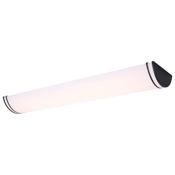 Flush Mount Nuvo 62-1980 Glamour - LED 50 Inch Linear Flush Mount - Black Finish - 27K/3K/35K/4K/5K CCT Selectable Nuvo