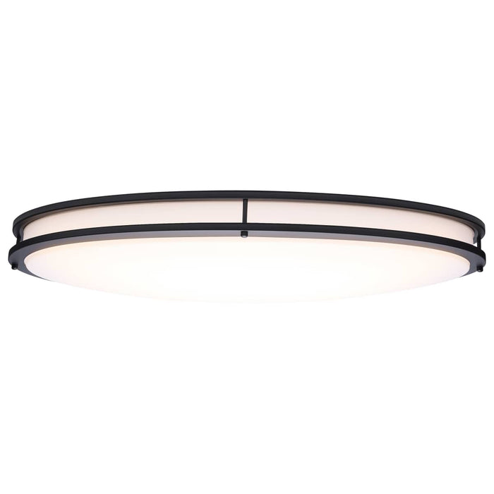 Flush Mount Nuvo 62-1981 Glamour - LED 32 Inch Oval Flush Mount - Black Finish - 27K/3K/35K/4K/5K CCT Selectable Nuvo