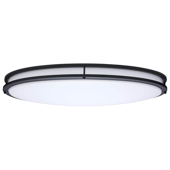 Flush Mount Nuvo 62-1981 Glamour - LED 32 Inch Oval Flush Mount - Black Finish - 27K/3K/35K/4K/5K CCT Selectable Nuvo