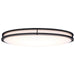 Flush Mount Nuvo 62-1981 Glamour - LED 32 Inch Oval Flush Mount - Black Finish - 27K/3K/35K/4K/5K CCT Selectable Nuvo