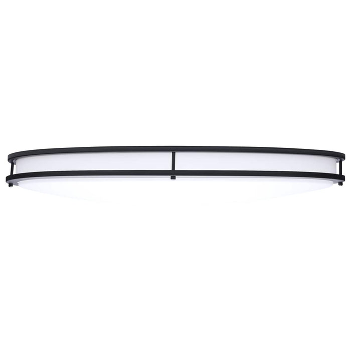 Flush Mount Nuvo 62-1981 Glamour - LED 32 Inch Oval Flush Mount - Black Finish - 27K/3K/35K/4K/5K CCT Selectable Nuvo