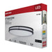Flush Mount Nuvo 62-1981 Glamour - LED 32 Inch Oval Flush Mount - Black Finish - 27K/3K/35K/4K/5K CCT Selectable Nuvo