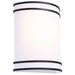 Sconce Nuvo 62-1985 Glamour - LED Wall Sconce - Black Finish - 27K/3K/35K/4K/5K CCT Selectable Nuvo