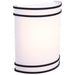Sconce Nuvo 62-1985 Glamour - LED Wall Sconce - Black Finish - 27K/3K/35K/4K/5K CCT Selectable Nuvo
