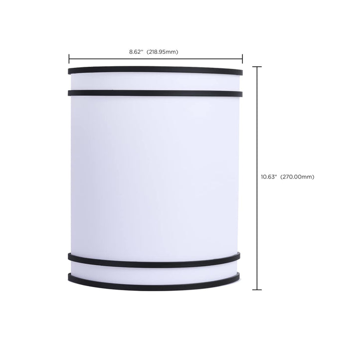 Sconce Nuvo 62-1985 Glamour - LED Wall Sconce - Black Finish - 27K/3K/35K/4K/5K CCT Selectable Nuvo