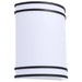 Sconce Nuvo 62-1985 Glamour - LED Wall Sconce - Black Finish - 27K/3K/35K/4K/5K CCT Selectable Nuvo