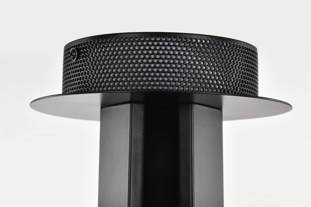 Semi Flush Nuvo 62-2001 Darrow - 13 Inch LED Semi Flush - Matte Black - Acrylic Panels Nuvo