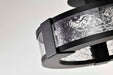 Semi Flush Nuvo 62-2001 Darrow - 13 Inch LED Semi Flush - Matte Black - Acrylic Panels Nuvo