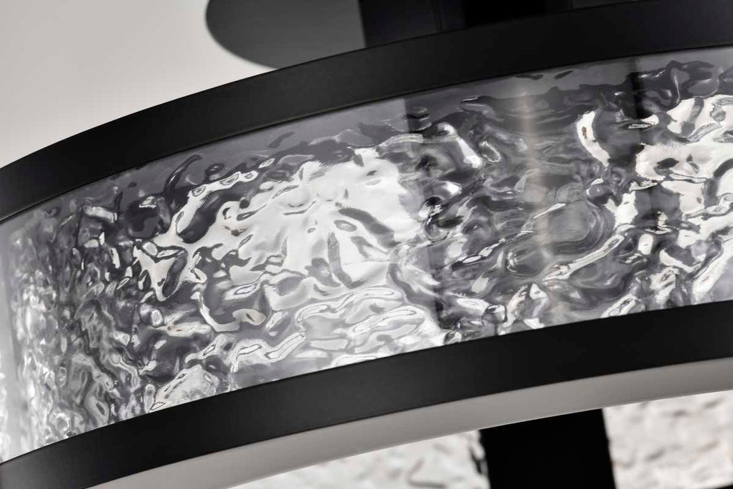 Semi Flush Nuvo 62-2001 Darrow - 13 Inch LED Semi Flush - Matte Black - Acrylic Panels Nuvo