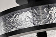 Semi Flush Nuvo 62-2001 Darrow - 13 Inch LED Semi Flush - Matte Black - Acrylic Panels Nuvo