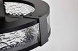 Semi Flush Nuvo 62-2001 Darrow - 13 Inch LED Semi Flush - Matte Black - Acrylic Panels Nuvo