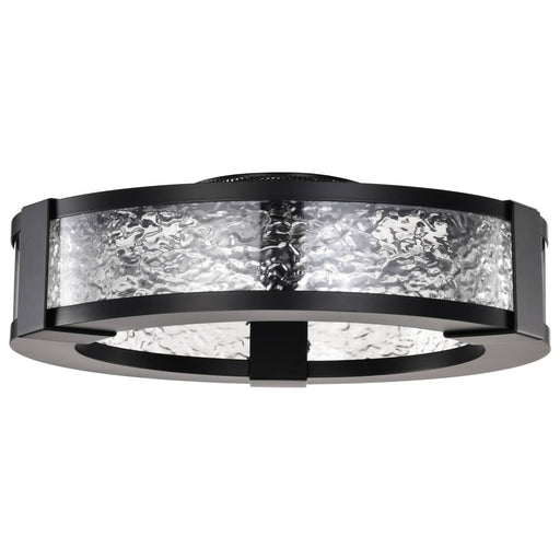 Flush Mount Nuvo 62-2002 Darrow - 13 Inch LED Flush Mount - Matte Black - Acrylic Panels Nuvo