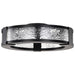 Flush Mount Nuvo 62-2002 Darrow - 13 Inch LED Flush Mount - Matte Black - Acrylic Panels Nuvo