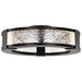 Flush Mount Nuvo 62-2002 Darrow - 13 Inch LED Flush Mount - Matte Black - Acrylic Panels Nuvo