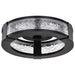 Flush Mount Nuvo 62-2002 Darrow - 13 Inch LED Flush Mount - Matte Black - Acrylic Panels Nuvo