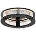 Flush Mount Nuvo 62-2002 Darrow - 13 Inch LED Flush Mount - Matte Black - Acrylic Panels Nuvo
