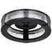 Flush Mount Nuvo 62-2002 Darrow - 13 Inch LED Flush Mount - Matte Black - Acrylic Panels Nuvo