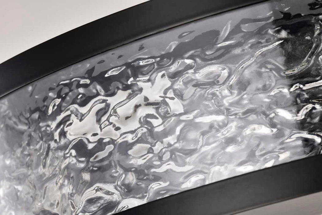 Flush Mount Nuvo 62-2002 Darrow - 13 Inch LED Flush Mount - Matte Black - Acrylic Panels Nuvo