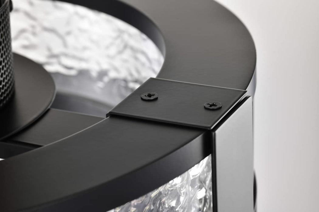 Flush Mount Nuvo 62-2002 Darrow - 13 Inch LED Flush Mount - Matte Black - Acrylic Panels Nuvo