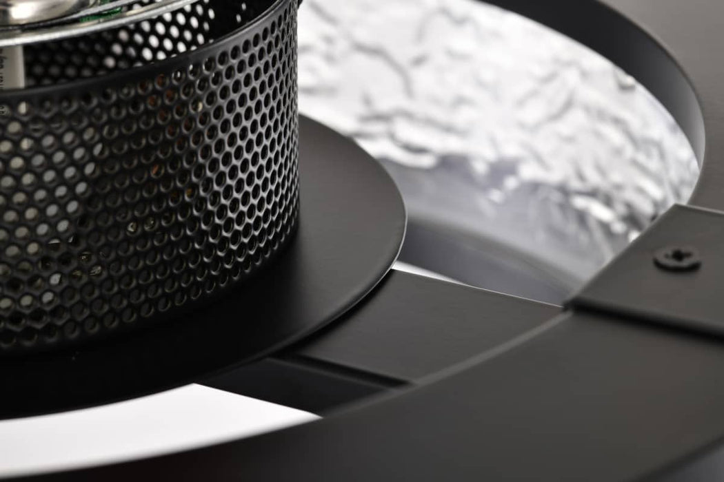 Flush Mount Nuvo 62-2002 Darrow - 13 Inch LED Flush Mount - Matte Black - Acrylic Panels Nuvo
