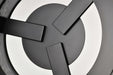 Flush Mount Nuvo 62-2002 Darrow - 13 Inch LED Flush Mount - Matte Black - Acrylic Panels Nuvo