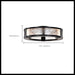 Flush Mount Nuvo 62-2002 Darrow - 13 Inch LED Flush Mount - Matte Black - Acrylic Panels Nuvo