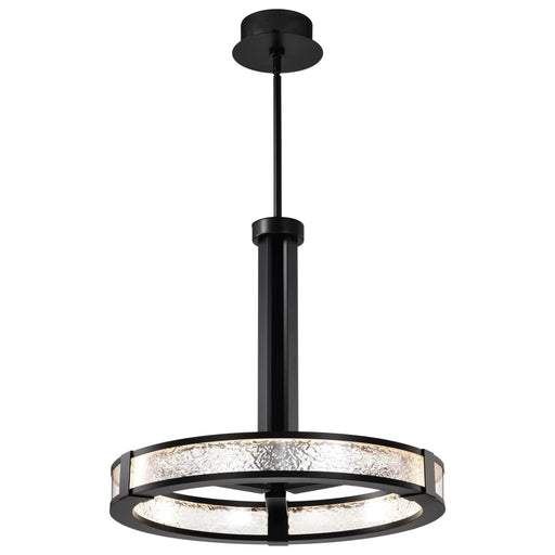 Pendant Nuvo 62-2003 Darrow - 24 Inch LED Pendant - Matte Black - Acrylic Panels Nuvo